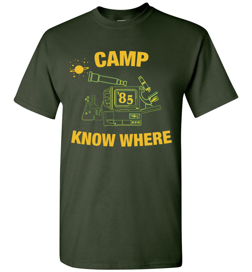 Camp Know Where Shirt Dustin Things