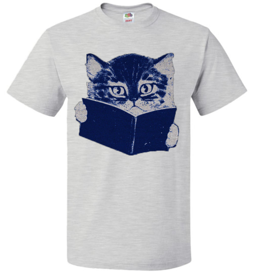 Cat Reading A Book Roseanne T-Shirt