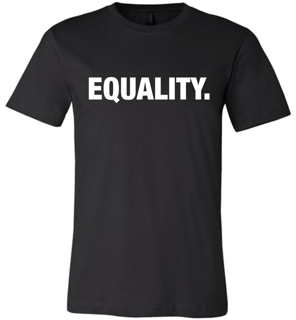 Equality Plain Black T-Shirt