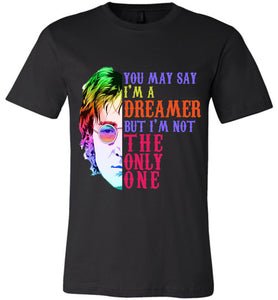 You May Say I'm a Dreamer Lennon Face T-Shirt