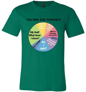 You May Ask Yourself Chart Shirt