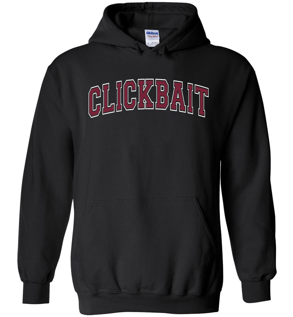 Clickbait Hoodie Sweatshirt Black