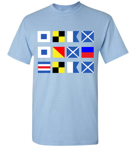 Slam Some Clam in Signal Flags Shirt