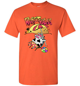 Roast Beef Dustin Funny Things Cow on Beach Shirt