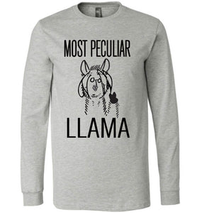 Most Peculiar Llama - John Lennon Inspired Long Sleeve Shirt