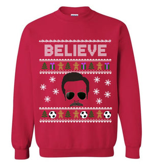 Believe christmas sweater sales