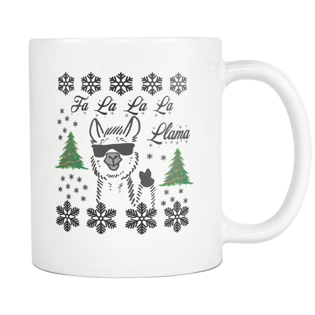 Llama Holiday Mug