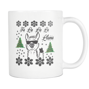 Llama Holiday Mug