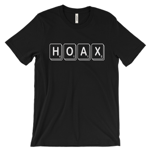 Hoax Scrabble Tiles T-Shirt 100% Cotton