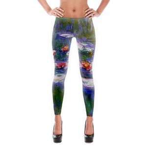 Water Lilies Leggings - Bring Me Tacos - 3