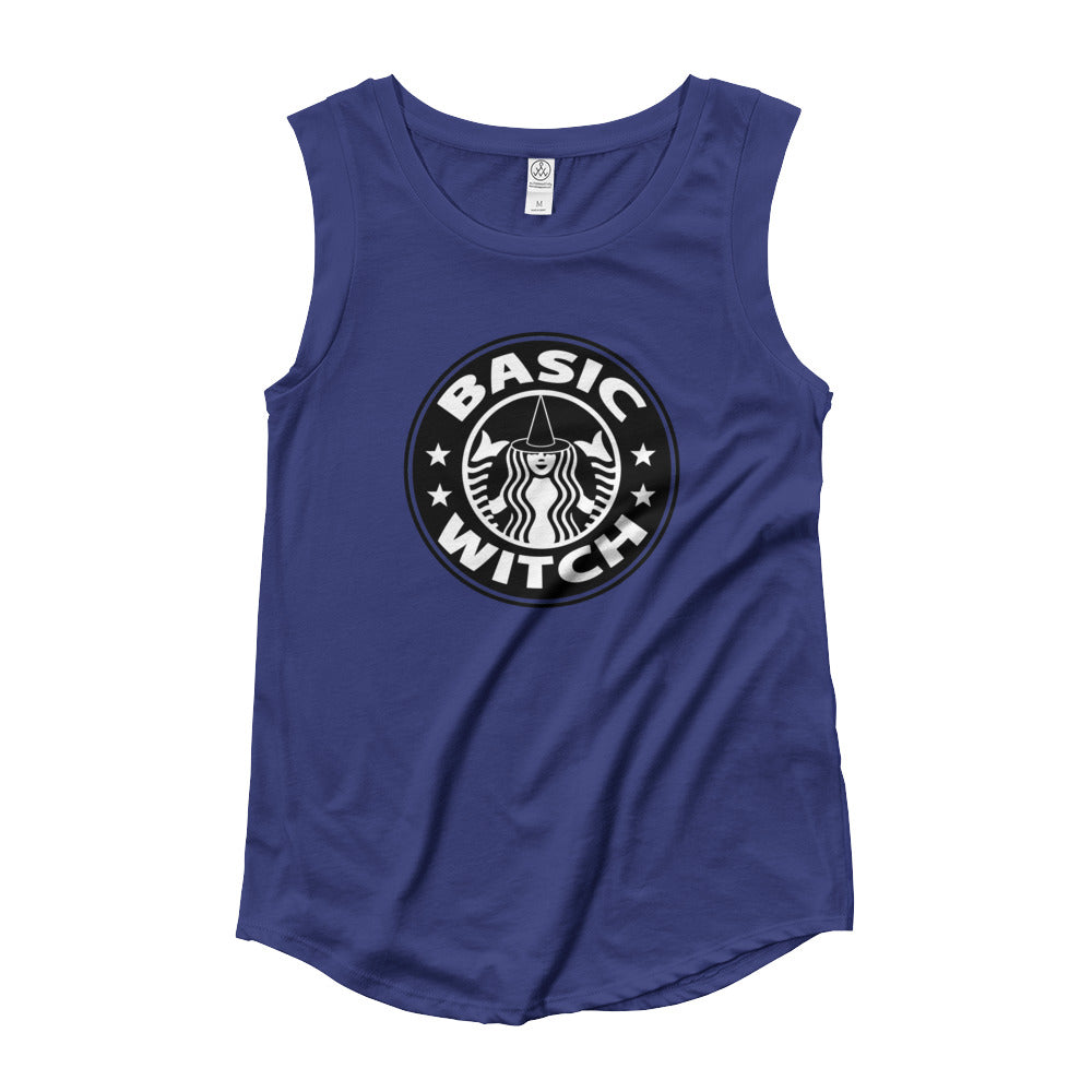 Basic Witch Ladies Cap Sleeve T-Shirt