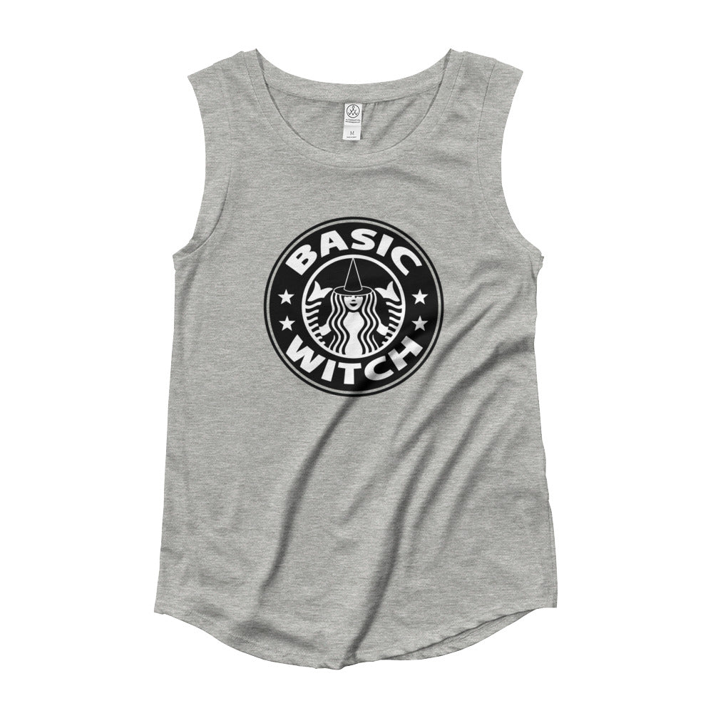 Basic Witch Ladies Cap Sleeve T-Shirt