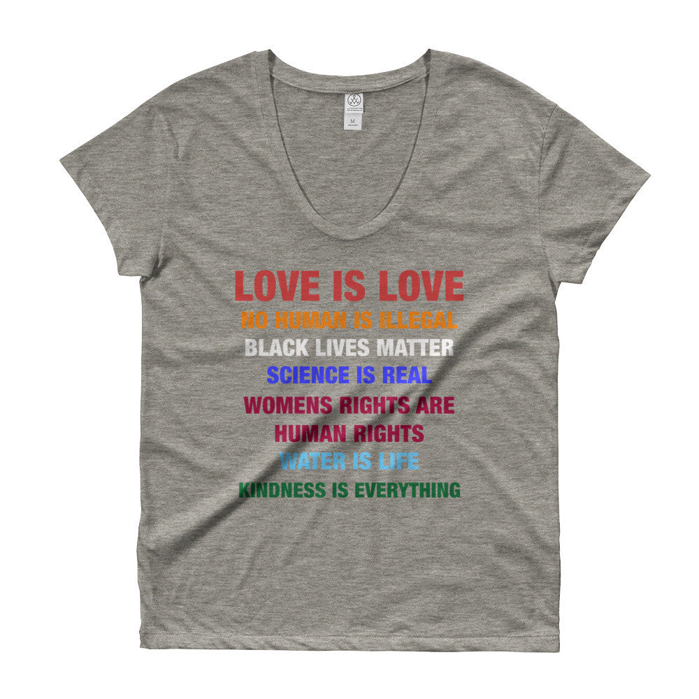 Love is Love Equal Rights Ladies' Roadtrip Tee