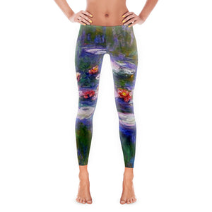 Water Lilies Leggings - Bring Me Tacos - 1