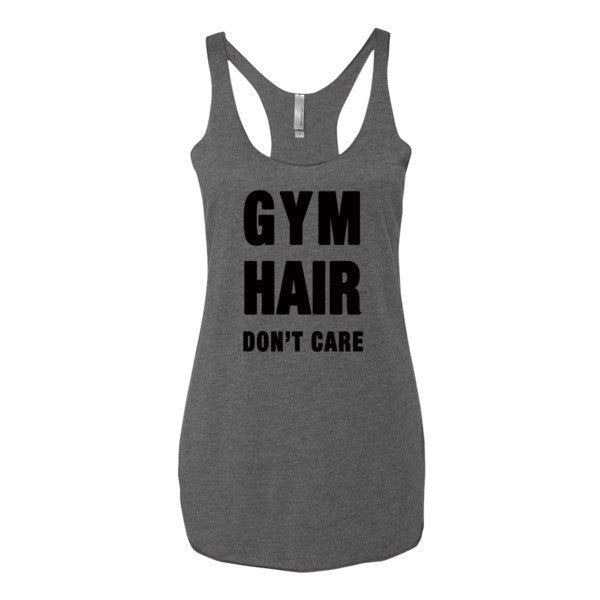 Gym Hair Don't Care Womens Tank Top - Bring Me Tacos