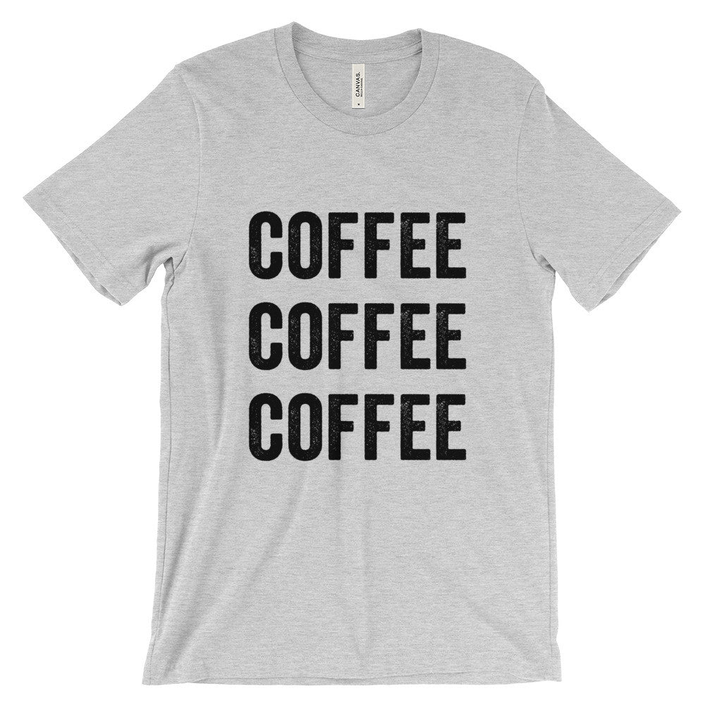 Coffee All Day Unisex short sleeve t-shirt