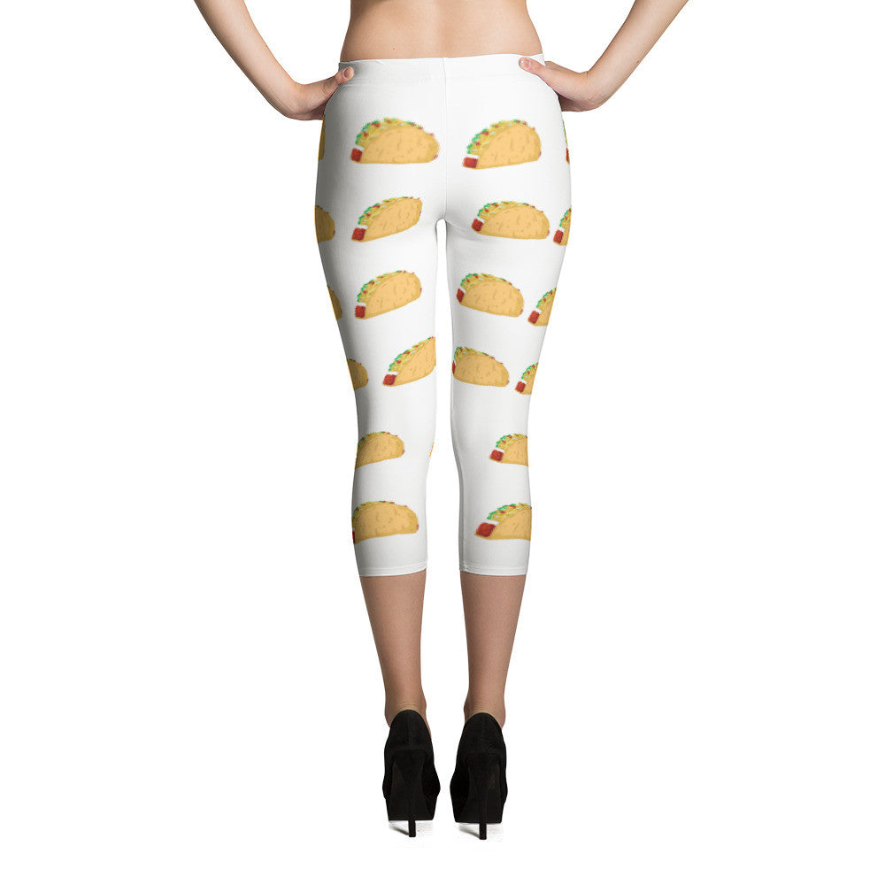 Tacos Capri Leggings - Bring Me Tacos - 2