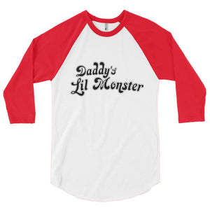 Harley Quinn: Daddy’s Lil Monster Raglan Shirt - Bring Me Tacos