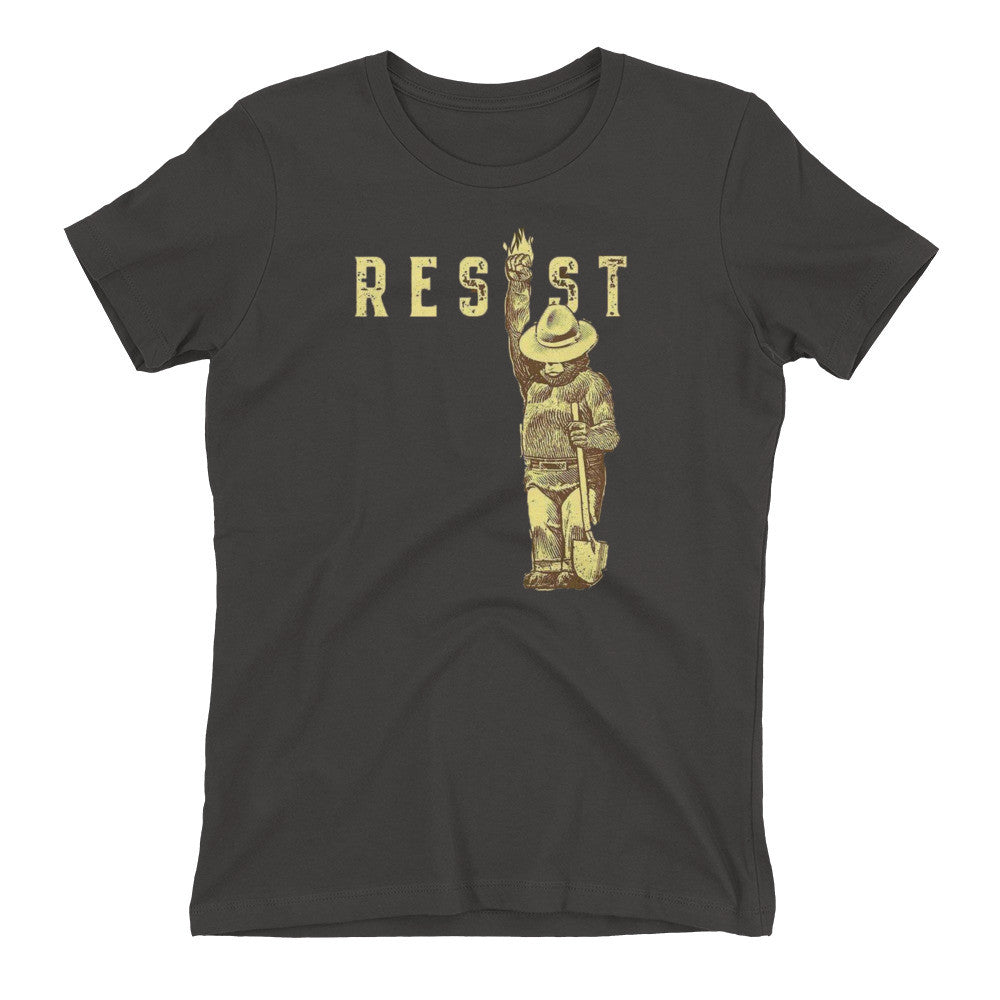 Resist Smokey Bear Womens t-shirt