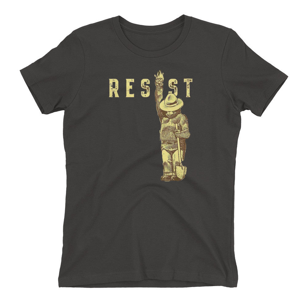 Resist Smokey Bear Womens t-shirt